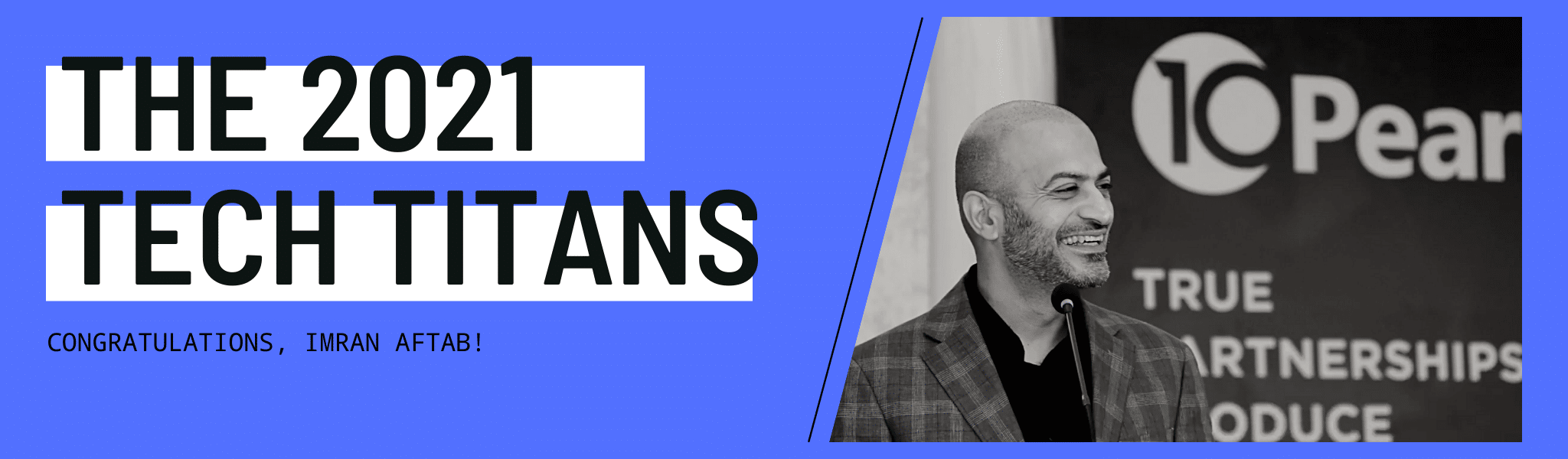 Imran Aftab is a 2021 Washingtonian Tech Titan