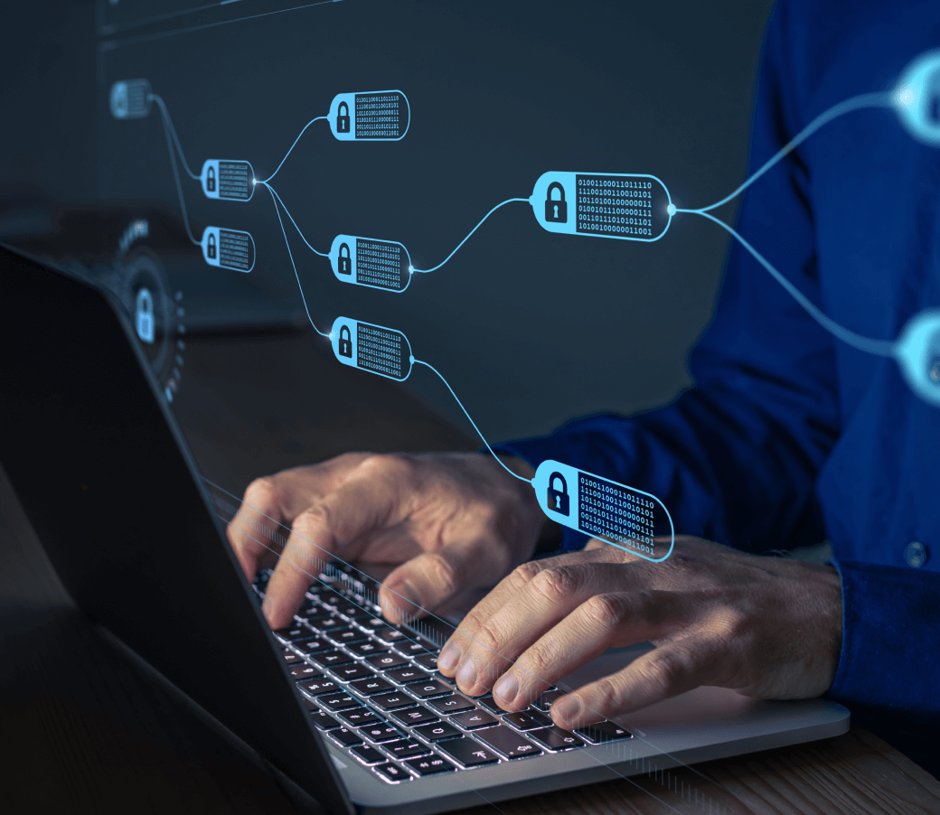 Abstract image demonstrating the intricacy of blockchain networks.
