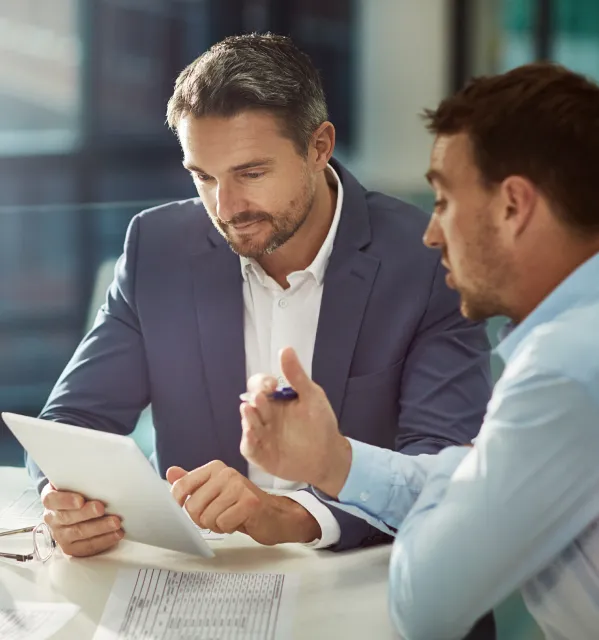 Two Officials Discussing