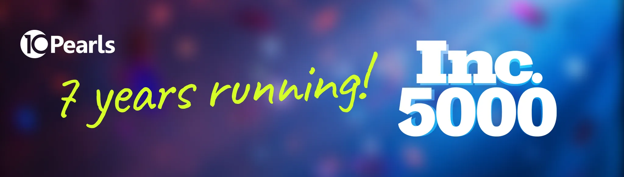 10Pearls recognized by Inc 7th time